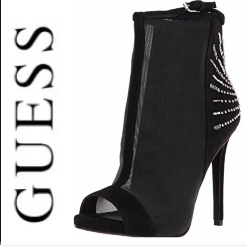 🛑🛑SOLD🛑🛑Guess Mesh Booties - Picture 3 of 4
